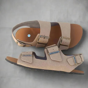 CHAD Taupe Barefoot Sandals