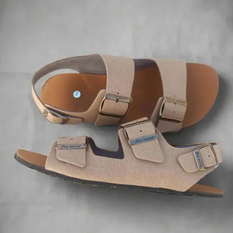 CHAD Taupe Barefoot Sandals