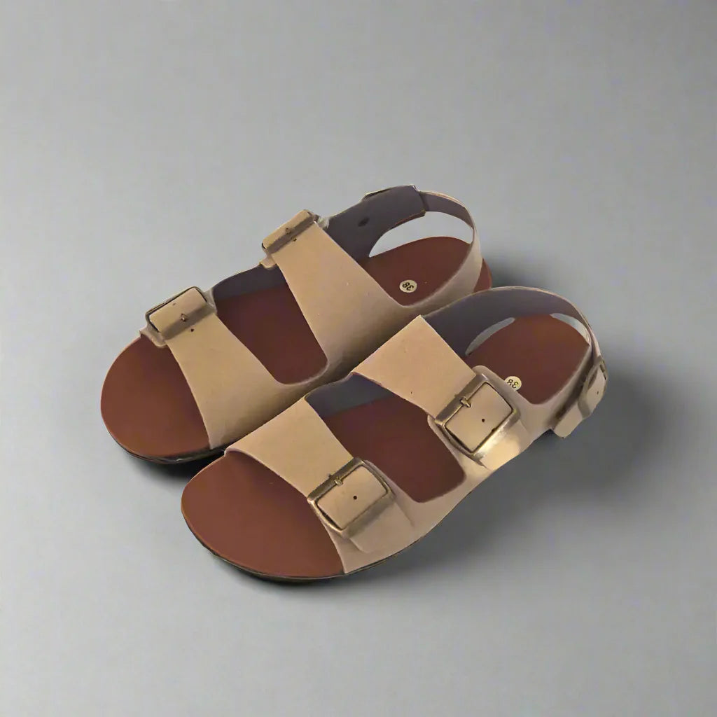 CHAD Taupe Barefoot Sandals