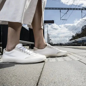 FELIX White Barefoot Sneakers - FELIX